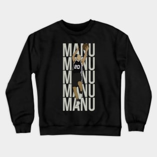 Manu Ginobili - San Antonio Spurs Crewneck Sweatshirt